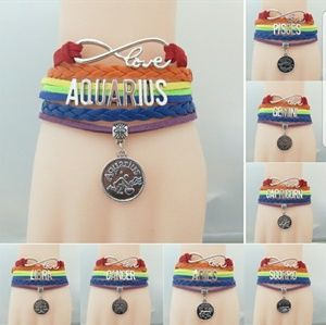 🏳️‍🌈Pride Zodiac Sign Bracelets👊